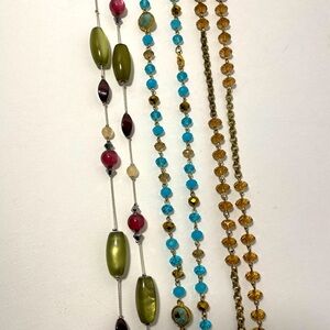Multicolor Beaded Necklace Set